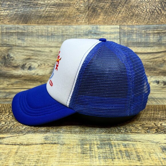 Hacky Sack Unisex Trucker Hat Blue Retro Vintage Toys And Games Ball Cap - Picture 4 of 7